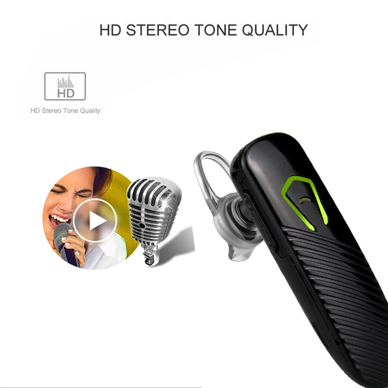 DAONO беспроводная Bluetooth гарнитура Наушники V4.1 наушники с микрофоном для телефона
