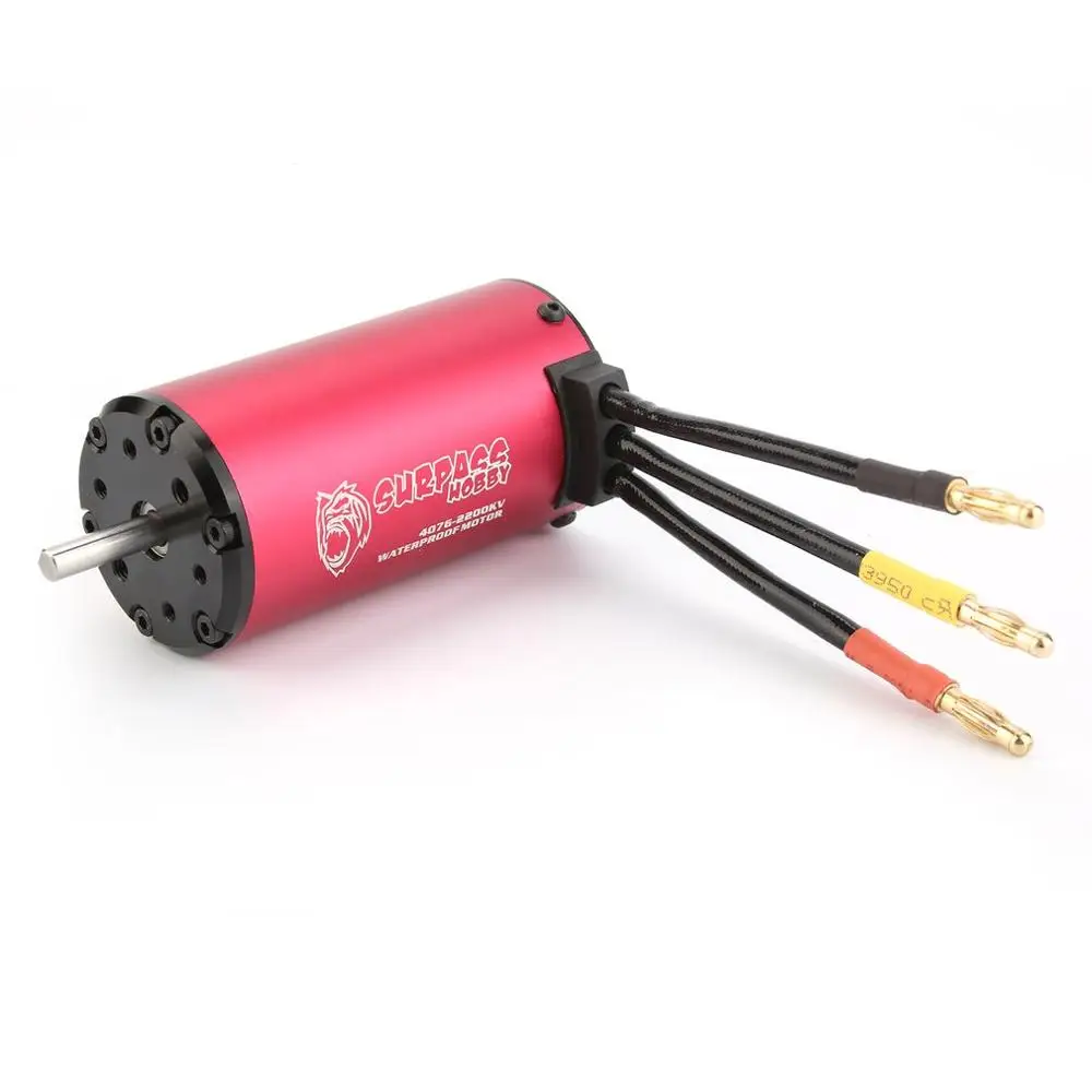 SURPASSHOBBY KK 4076 2200KV бесщеточный двигатель 2S 3S 4S для 1:8 RC Дрифт гоночный автомобиль водонепроницаемый Бессенсорный грузовик