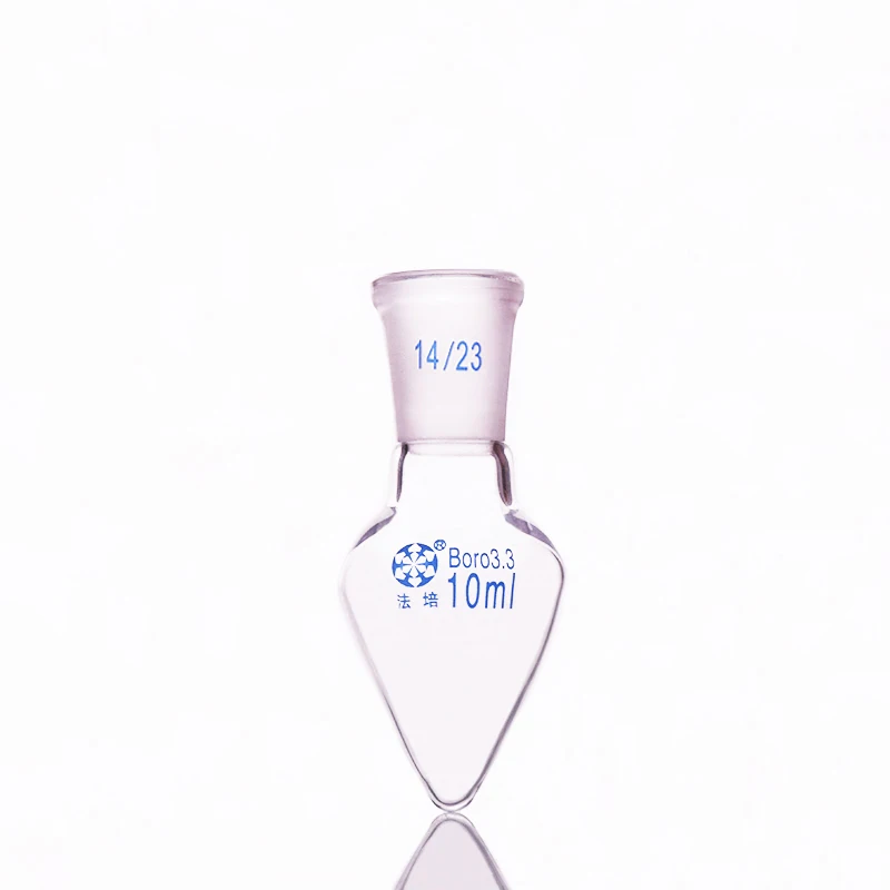 

Колба лабораторная FAPE 2 шт., 10 мл, 14/23, сердечная форма