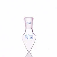 2pcs pear shaped flaskcapacity 10mljoint 1423heart shaped flaskscoarse heart shaped grinding bottles