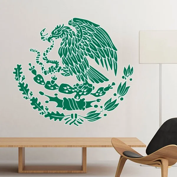 Мексиканская национальная эмблема символ страны знак узор съемная настенная