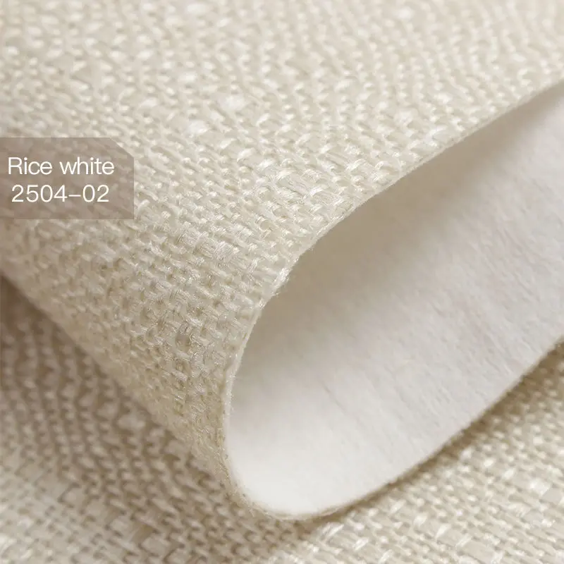 2504-2Rice white Высококачественный, бесшовный льняные обои для дома Современные однотонные текстильные натуральные льняные обои для гостиной - Цвет: 2504-2Rice white