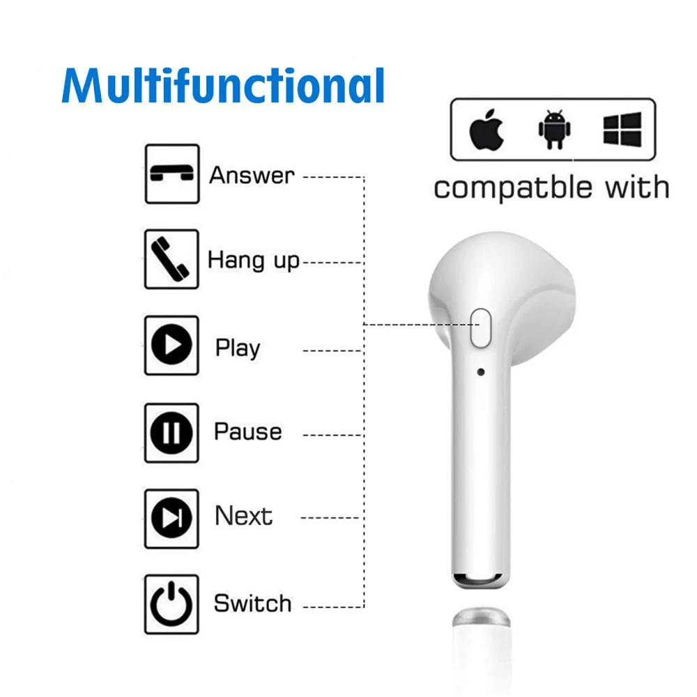 I11 tws беспроводные наушники 5,0 Bluetooth наушники мини-наушники air ear стерео гарнитуры с микрофоном для мобильного телефона Pods