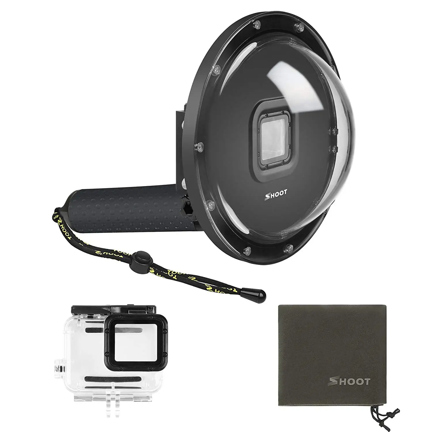 CLCU SHOOT Dome Port для GoPro Hero 6/Hero 5/Hero (2018) Черная Камера Для Подводного Погружения