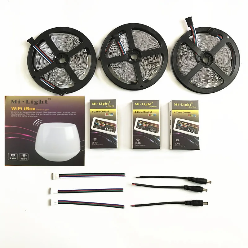 Mi. light 2,4 г светодиодный Controlle+ RGBW/RGBWW 5050SMD) Светодиодная лента с usb-питанием DC12V+ WI-FI контроллер IBOX 5/10/15/20 м