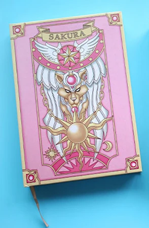 SAKURA CARD Винтажная записная книжка SAKURA в твердом переплете для косплея, дневник японского аниме, записная книжка Sakura Clow Magic, подарки для девочек, канцелярские принадлежности - Цвет: SAKURA CARD