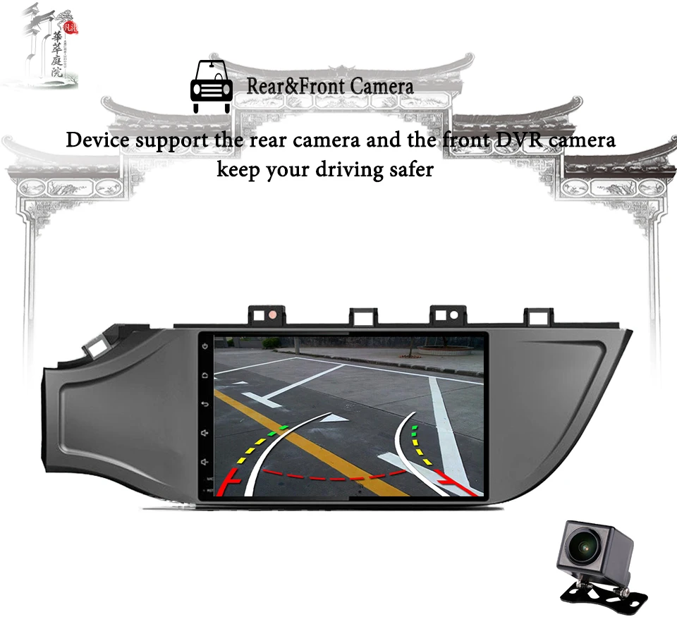 9 дюймов 4G + 64G Android 0 автомобильный dvd плеер для Kia Rio K2 2017 2018 Авторадио GPS с радио RDS BT