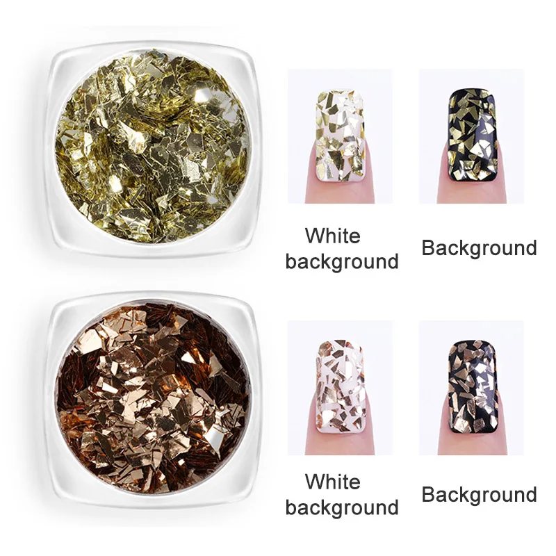 6 коробок модное украшение блестка для дизайна ногтей акриловый Гель лак