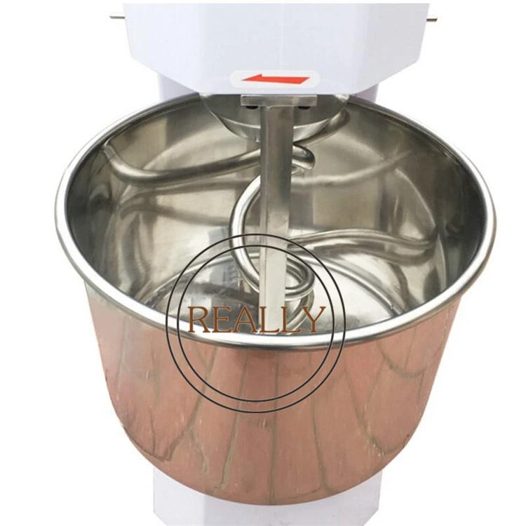 値段 ホット販売電気8キロパン生地ミキサー商業スパイラル小麦粉生地混合機