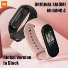 Оригинальный новейший музыкальный смарт-браслет Xiaomi Mi Band 4 смарт-браслет Miband 4 для фитнеса с пульсометром 135 мАч цветной экран Совместимость с Bluetooth 5,0