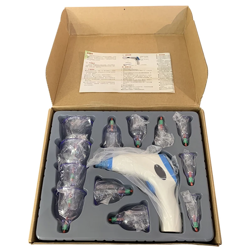 

Electric Vacuum Magnetic Suction Cupping 12 Cups Chinese Massage Cellulite Set Kit Machine Medical Vacuum Cupping Therapy Twist