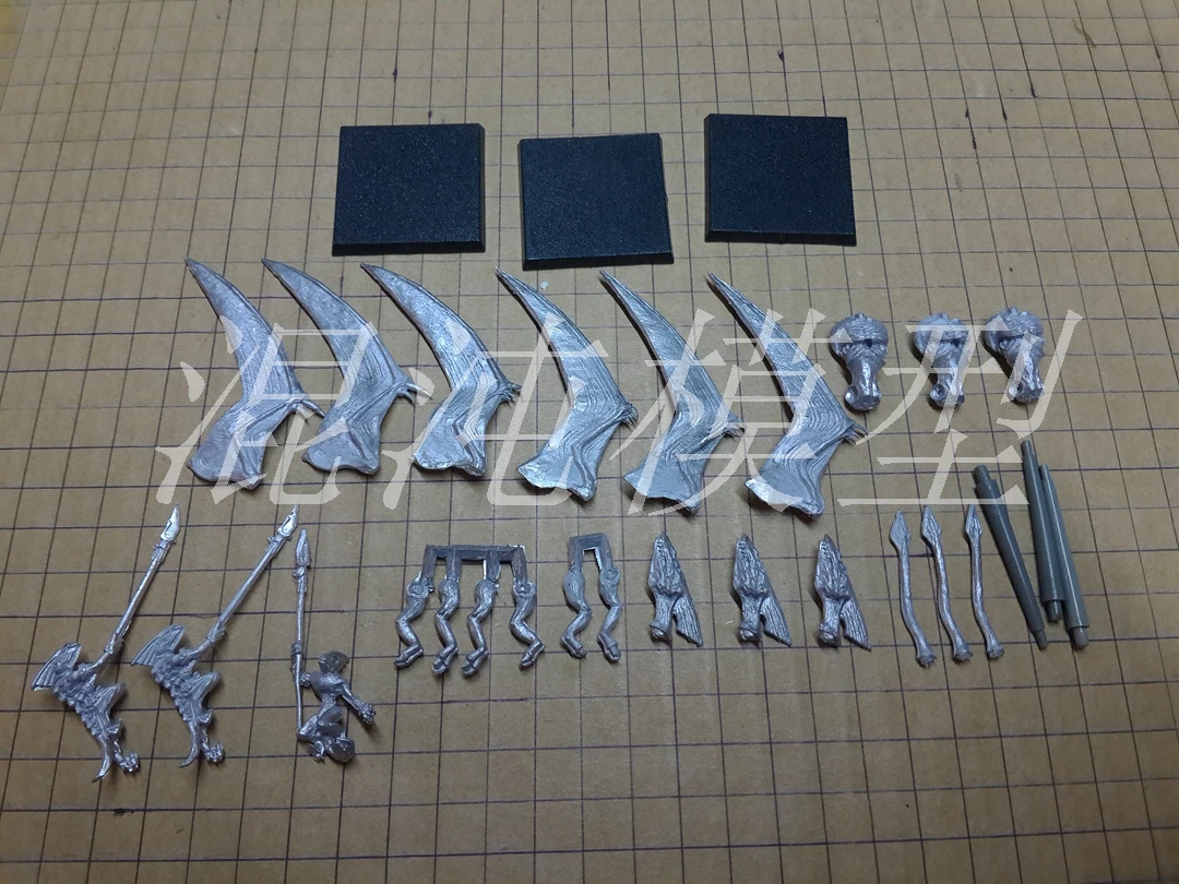 Lizardmen Terradon Rider 3 металлические модели|Игровые фигурки и трансформеры| |