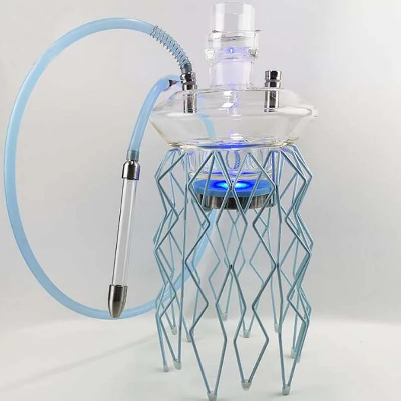 Набор кальян большой высокий Cachimba наргиле Led 2 шланга для клуба Бар Аксессуары