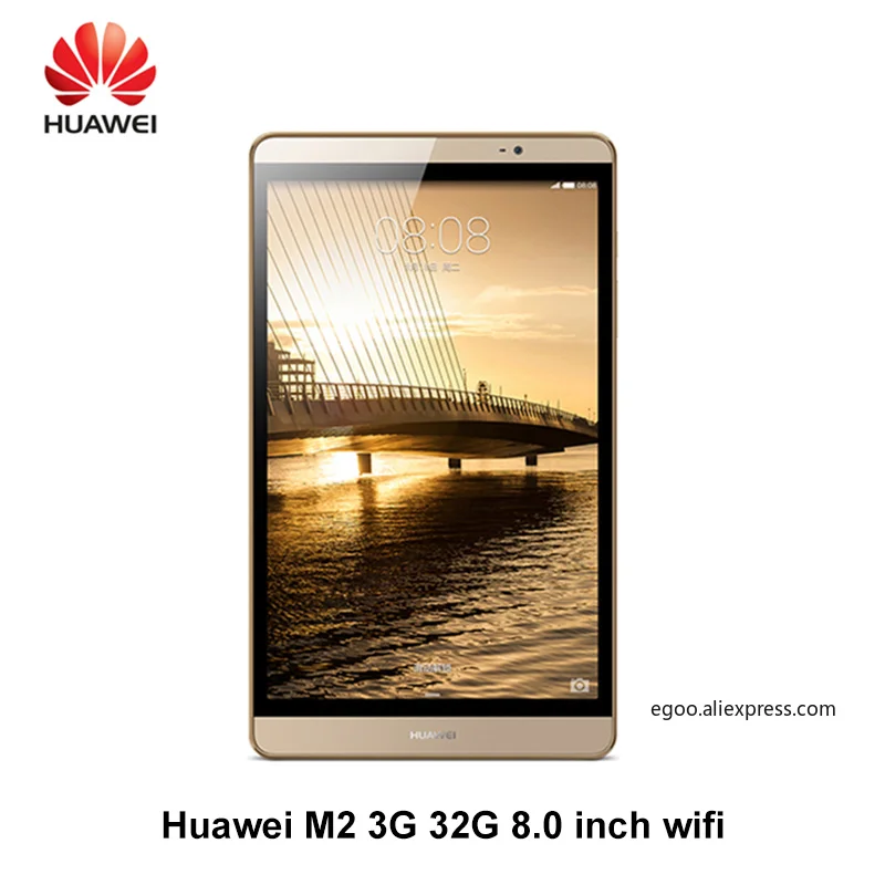 Планшетный ПК Huawei Mediapad M2 8 дюймов 2 ГГц Восьмиядерный 3 Гб ОЗУ 32 ПЗУ Wi Fi 4800 мАч IPS Kirin