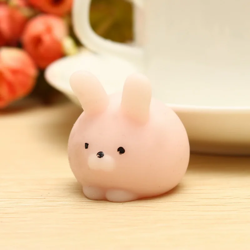 1 шт. мягкие резиновые ремешки для телефона Mochi Pink Bunny милая мультяшная имитация
