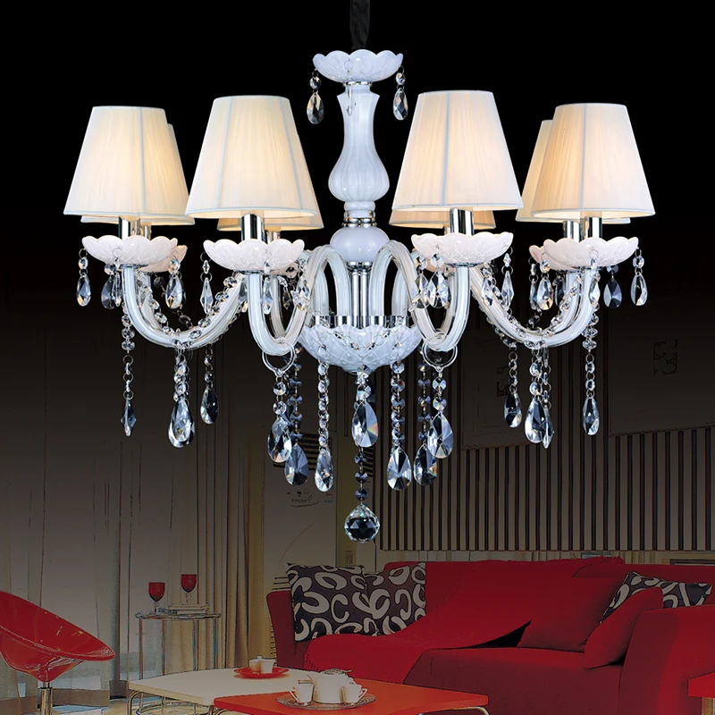 Современная светодиодная хрустальная люстра абажуры люстры de cristal sala большие