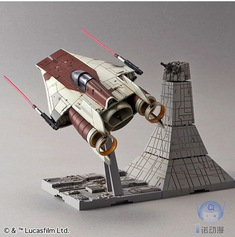 Оригинальная Bandai Сборная модель Звездные войны масштаб 1/72 A-Wing A Wing Starfighter ПВХ фигурка модель куклы игрушки Фигурки