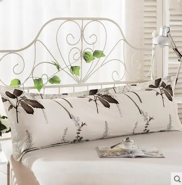 2017 Бесплатная доставка хлопок двойная наволочка m1.5 1 2 метров в длину на парные