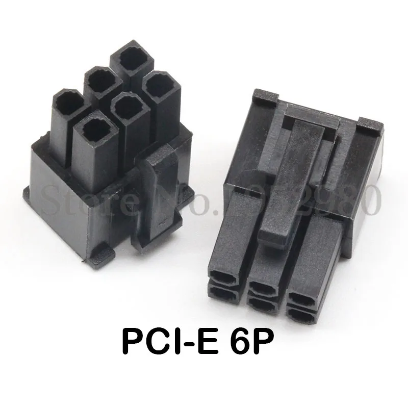 50 шт. разъем 4 2 мм 3901-2120 ПК Компьютерная видеокарта PCI-E GPU 6Pin 5557 Штекерный корпус |