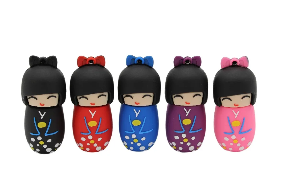 BiNFUL USB флеш-накопитель 64 г флеш-накопитель 32 г 16 г стиль японская кукла игрушка флешка