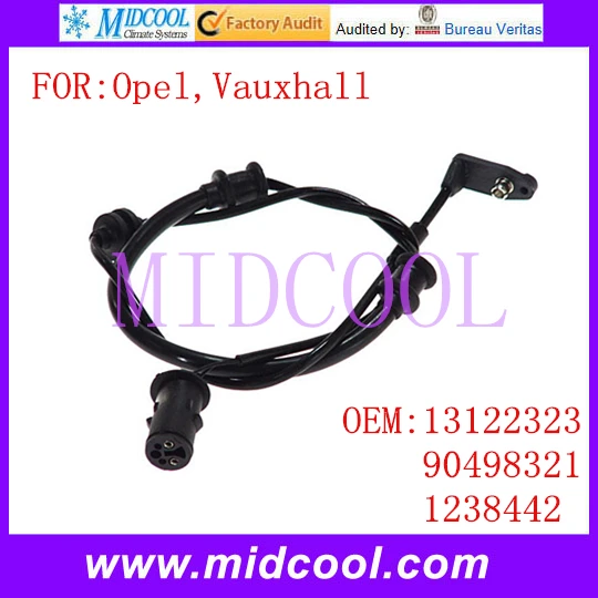 Новый Авто тормозной колодки износа датчика использования OE № 13122323 90498321 1238442 для