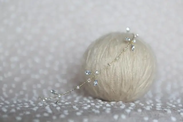 Блестящая повязка для волос ручной работы с кристаллами на голову малышей