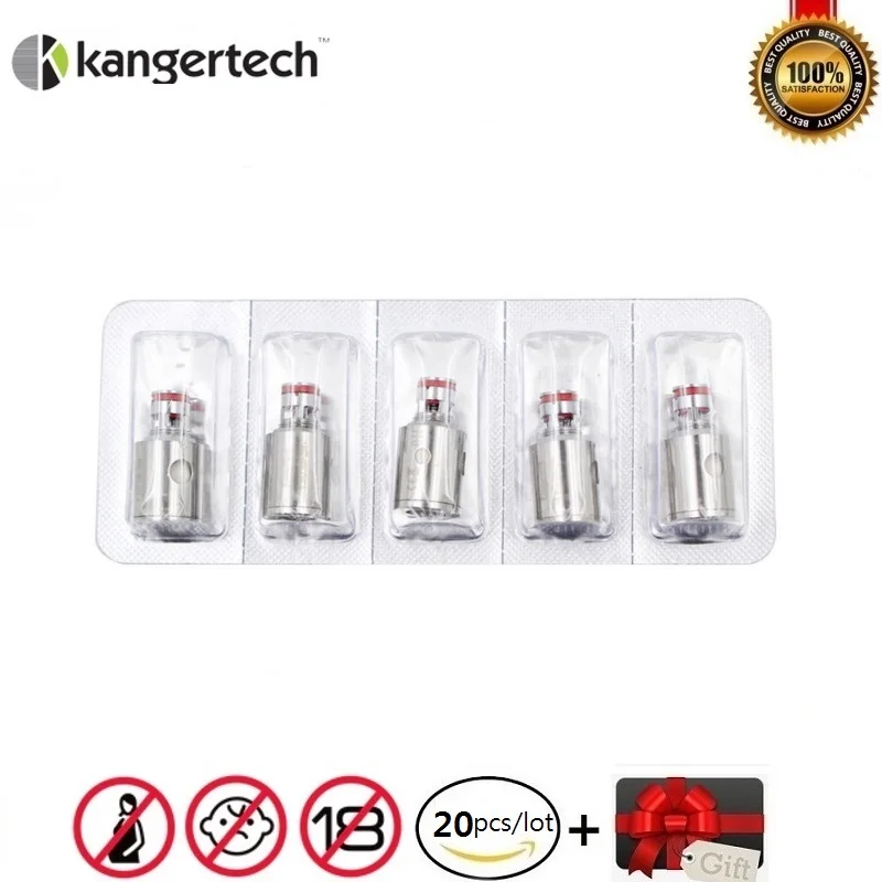 

20pcs/lot KangerTech SSOCC Stainless Steel Organic Cotton Coil NI 200 0.15ohm 0.5ohm occ Kanger Core for Subtank Series Toptank