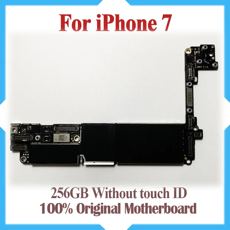 256 ГБ 100% оригинальная разблокированная материнская плата для iPhone 7 4 дюйма без Touch