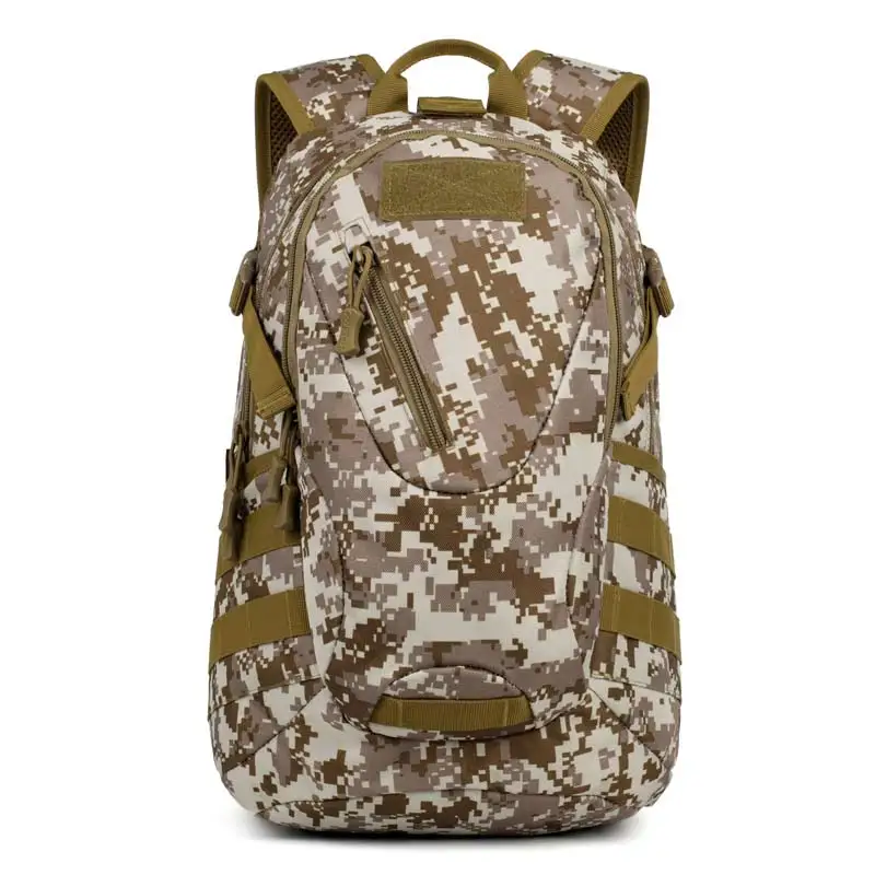 Digital Molle камуфляжный рюкзак, холщовые военные сумки, тактические охотничьи сумки, тактический спортивный дорожный рюкзак на молнии, сумка спецназа, Bolsa - Цвет: Digital