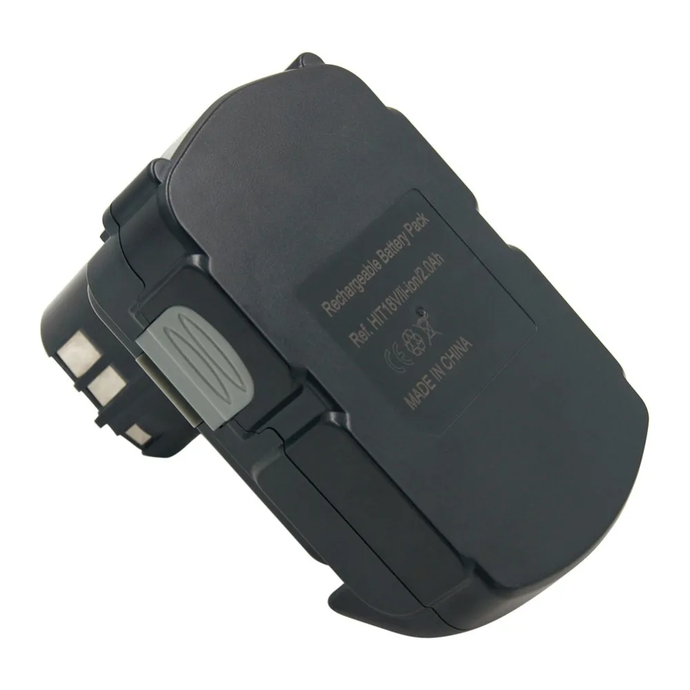 Литиевая аккумуляторная батарея 18 в 2 0 Ач для Hitachi BCL1815 BCL1830 EBM1830 DS18DFL CJ18DL DS18DL WR18DMR