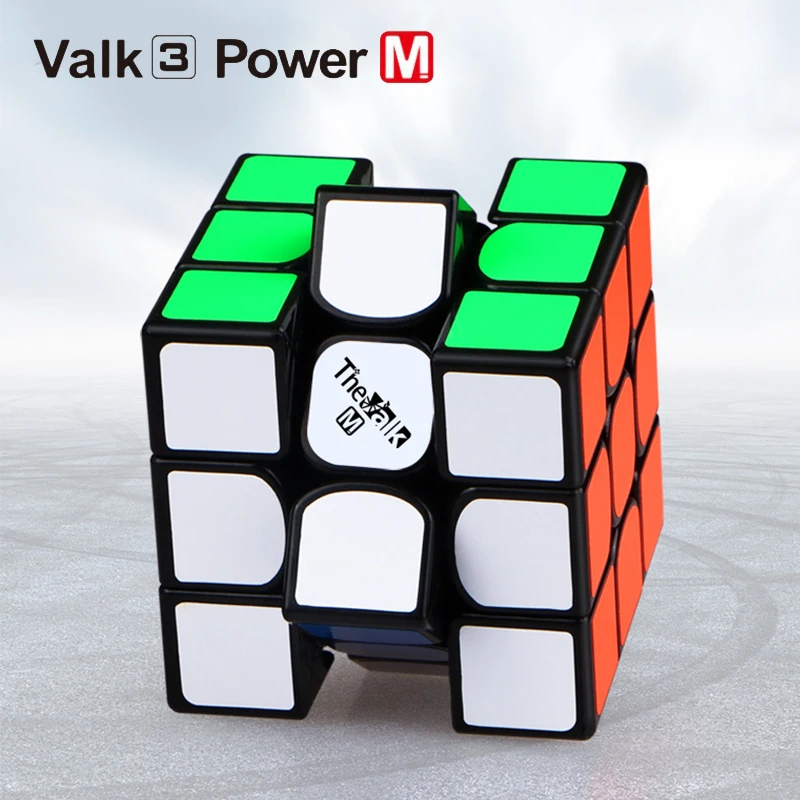 Valk 3 Power M Магнитный куб 3x3 Мини Размер скоростной Qiyi кубов соревнований игрушка WCA