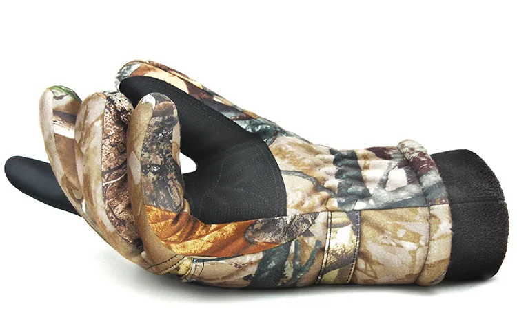 Wifreo camoflage перчатки Рыболовные Перчатки Охота скольжения два пальца вырезать