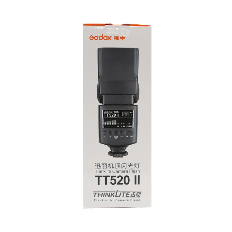 Вспышка для камеры Godox Thinklite TT520II со встроенным беспроводным сигналом 433 МГц