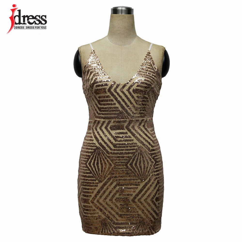 Новинка 2020 стильное летнее платье IDress женское сексуальное для ночного клуба