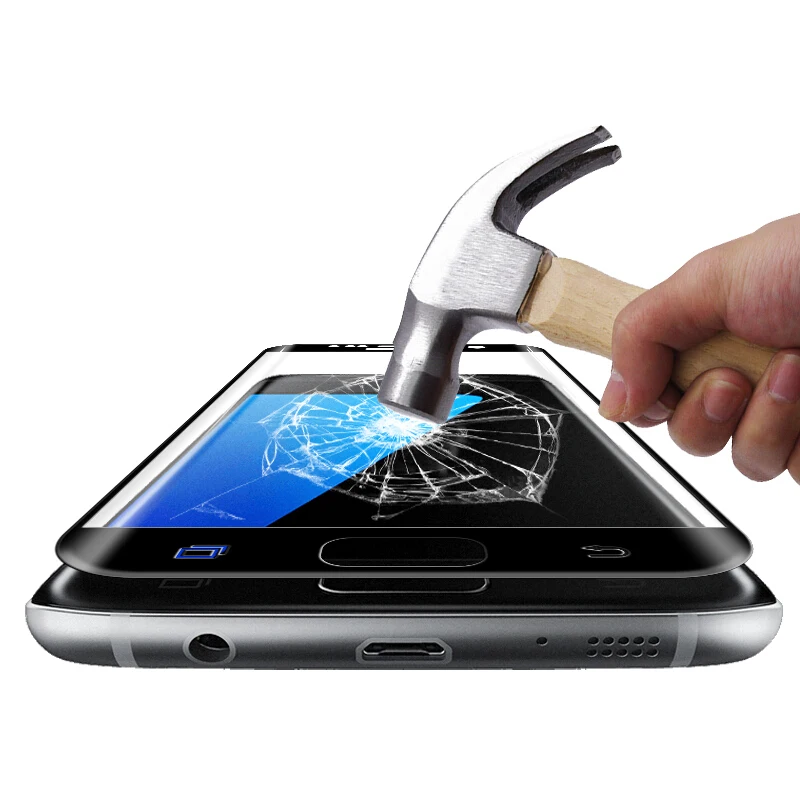 JGKK для Samsung Galaxy S7 Edge 3D полное покрытие круглая изогнутая поверхность Защита