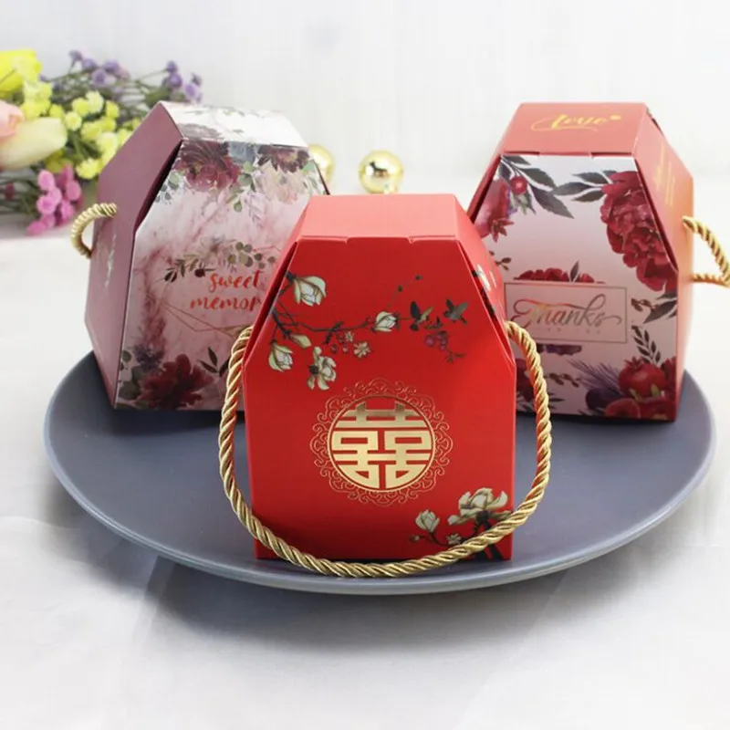 Креативная большая бумажная коробка конфет для свадебных торжеств коробки