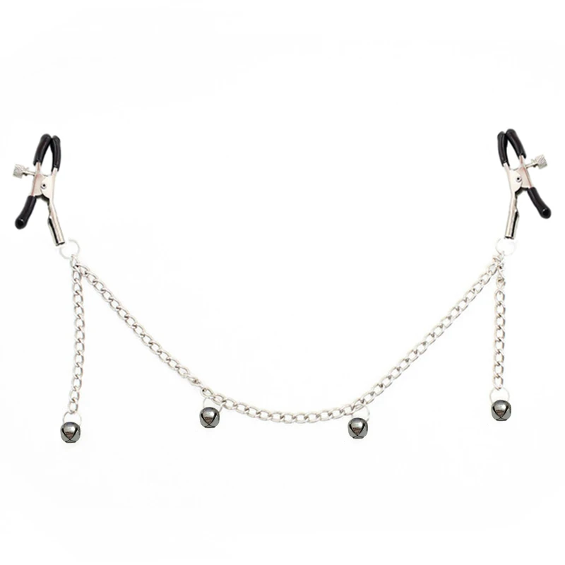 Сексуальная подвеска колокольчик зажимы для сосков Металлический Зажим Chian