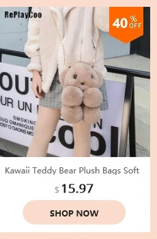 Play Dead Rabbit Fur Kawaii, плюшевая кукла-кролик, мягкие игрушки-животные, Маленькая подвеска, брелок, Модный меховой помпон GMR016