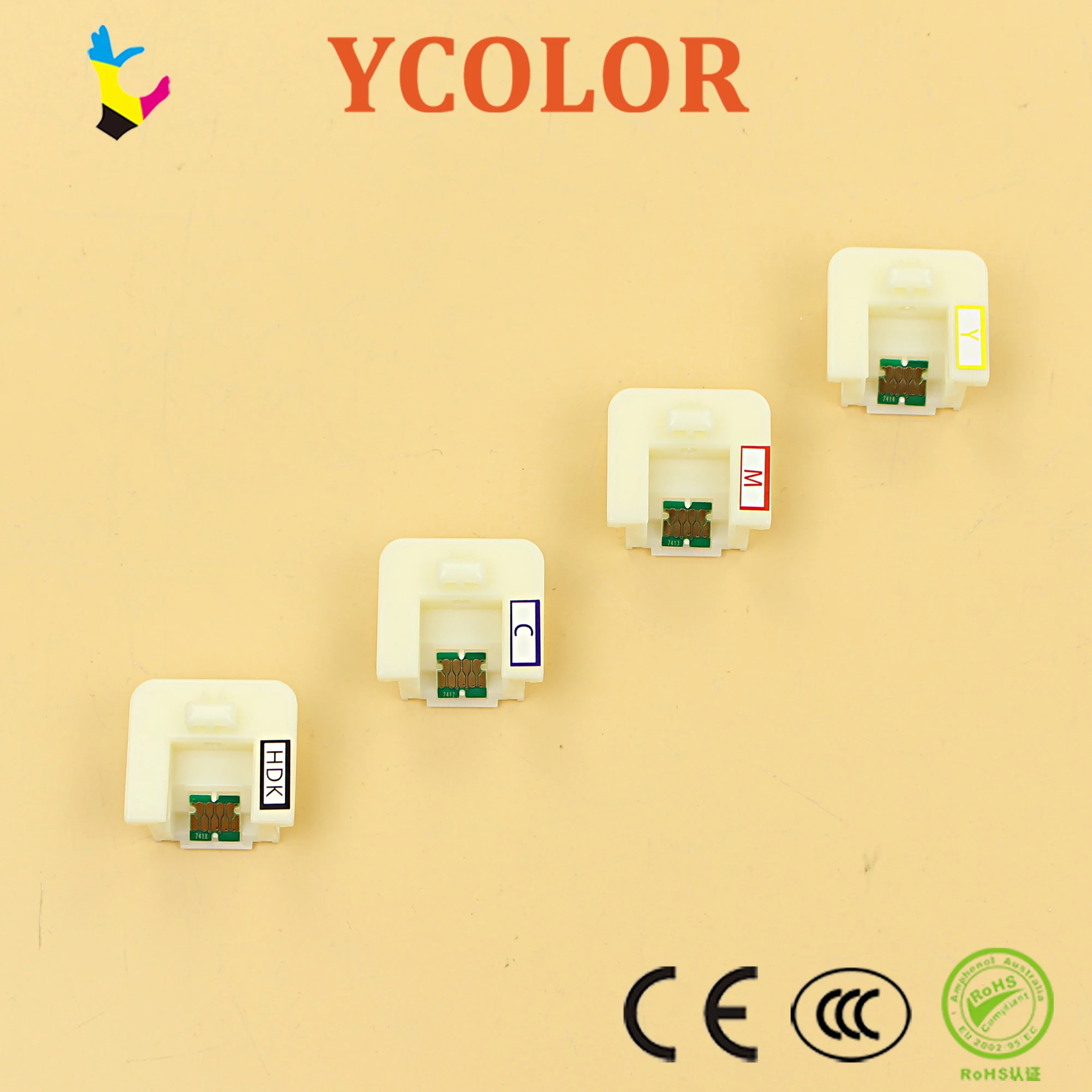 Одноразовый чип для SC F6070 7070 6000 7000 7100 7170 6200 с держателем Epson T741X/7200 9200|Чип картриджа|