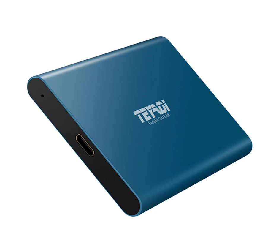 Внешний SSD накопитель TEYADI 1 ТБ 500GB type C USB 3,1 Gen 2, Портативный твердотельный накопитель, совместимый с Mac, ноутбуком, ПК