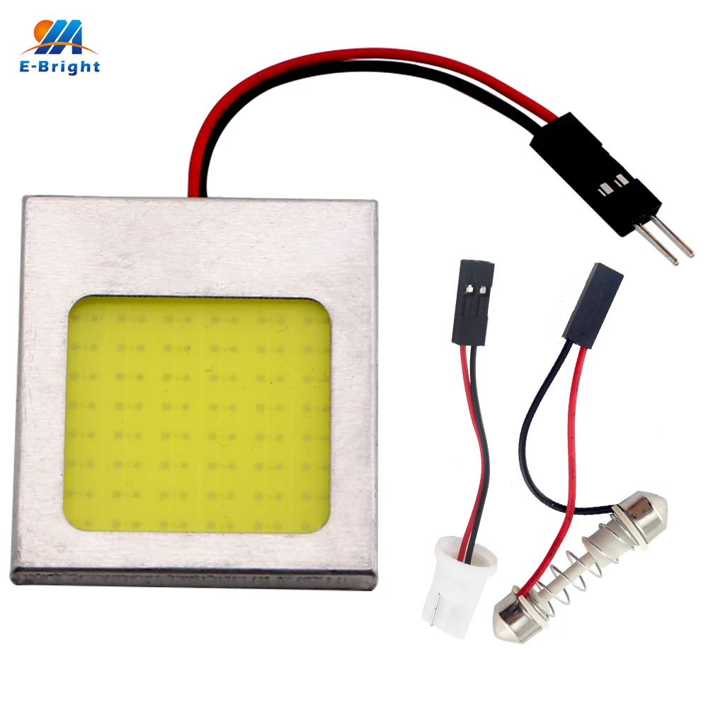 YM E-Bright 2 шт. светодиодный 48 SMD COB Чип Светодиодный 12 В DC алюминиевый корпус