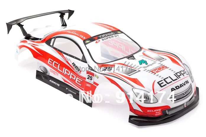 1/10 R/C Корпус кузова автомобиля ПВХ окрашенный Кузов для rc гоночный автомобиль 200