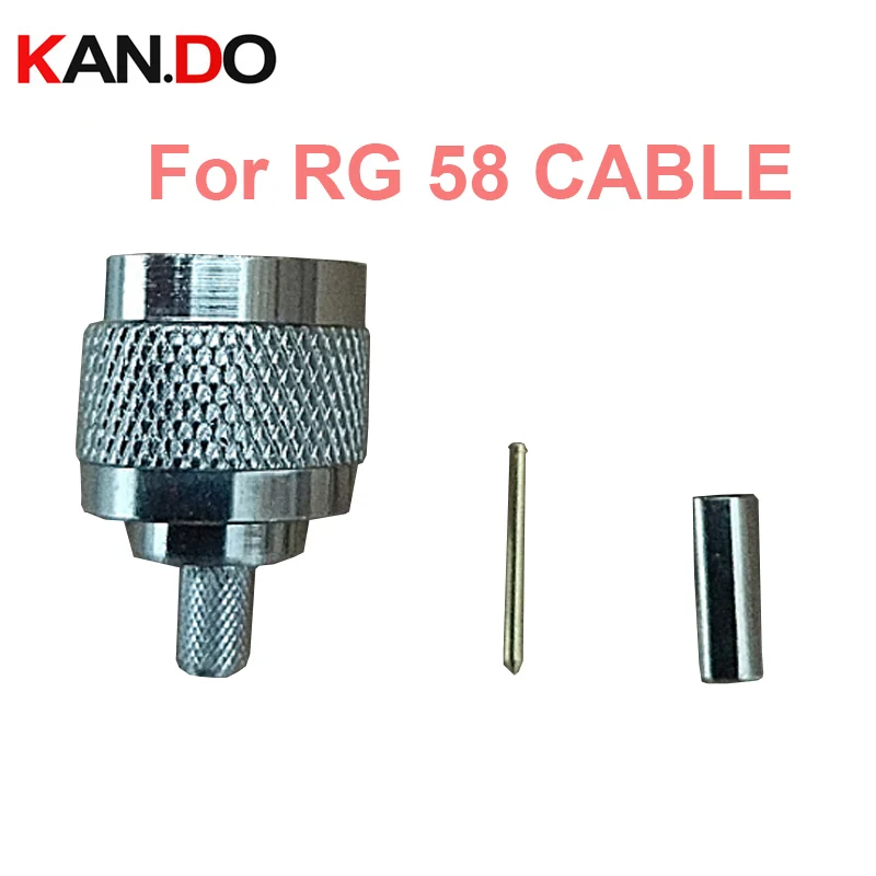 Коаксиальный кабель telcom 50 шт. коннектор для кабеля 75 3 CATV RG58 папа кабельной клеммы