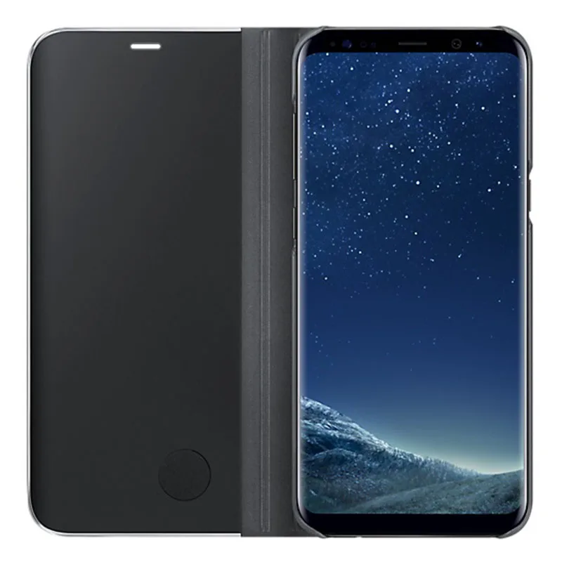 Металлизированный зеркальный чехол для Samsung Galaxy S10 Plus S9 S8 Note 8 9 Smart View флип-чехол