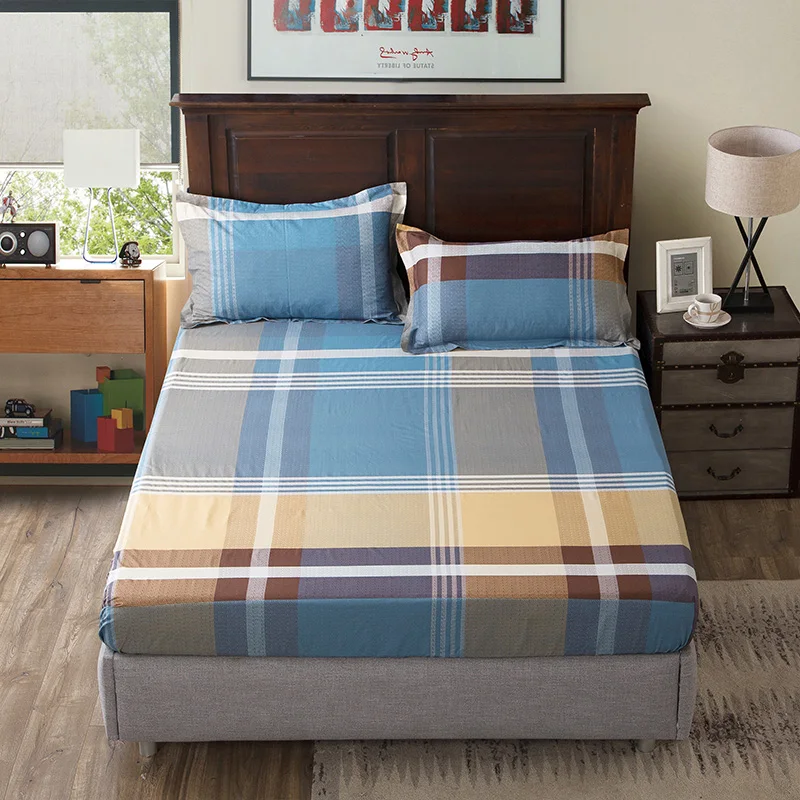 Ультрамягкие простыни из 100% хлопка премиум класса 400TC эластичные по всей