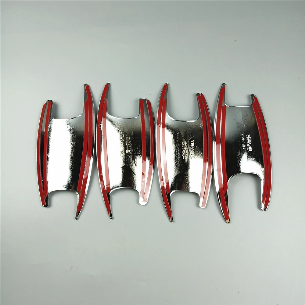 

Car Styling Door Handle Frame Decoration Sticker Trim For Mercedes Benz E Class W213 2016-17 ABS Auto Door Bowl Modified Sequins