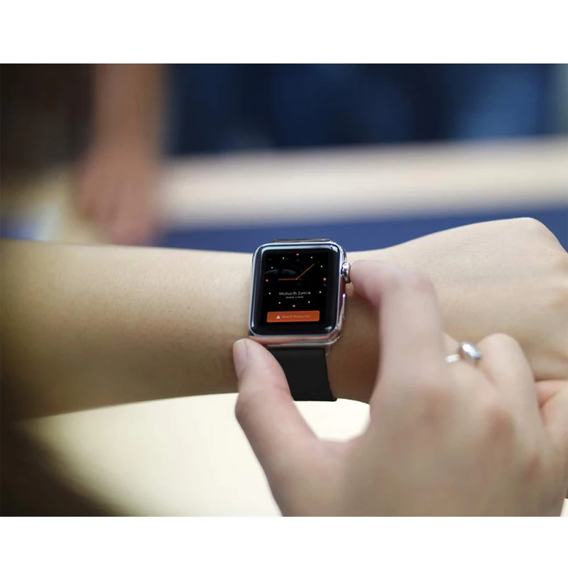 Современный ремешок с пряжкой для apple watch 38 мм 40 42 44 браслет из натуральной кожи