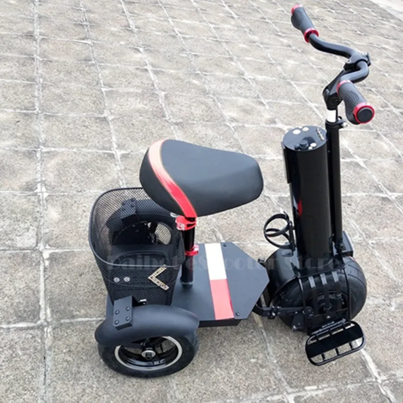 Daibot 3 колеса электрические самокаты самобалансирующиеся скутеры 10 дюймов 500 Вт 60 в одно колесо Электрический Одноколесный самокат Скутер, способный преодолевать Броды для взрослых