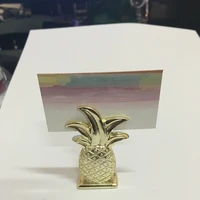 200pcs wedding favors gold pineapple place card holder party favors table decoration free shipping