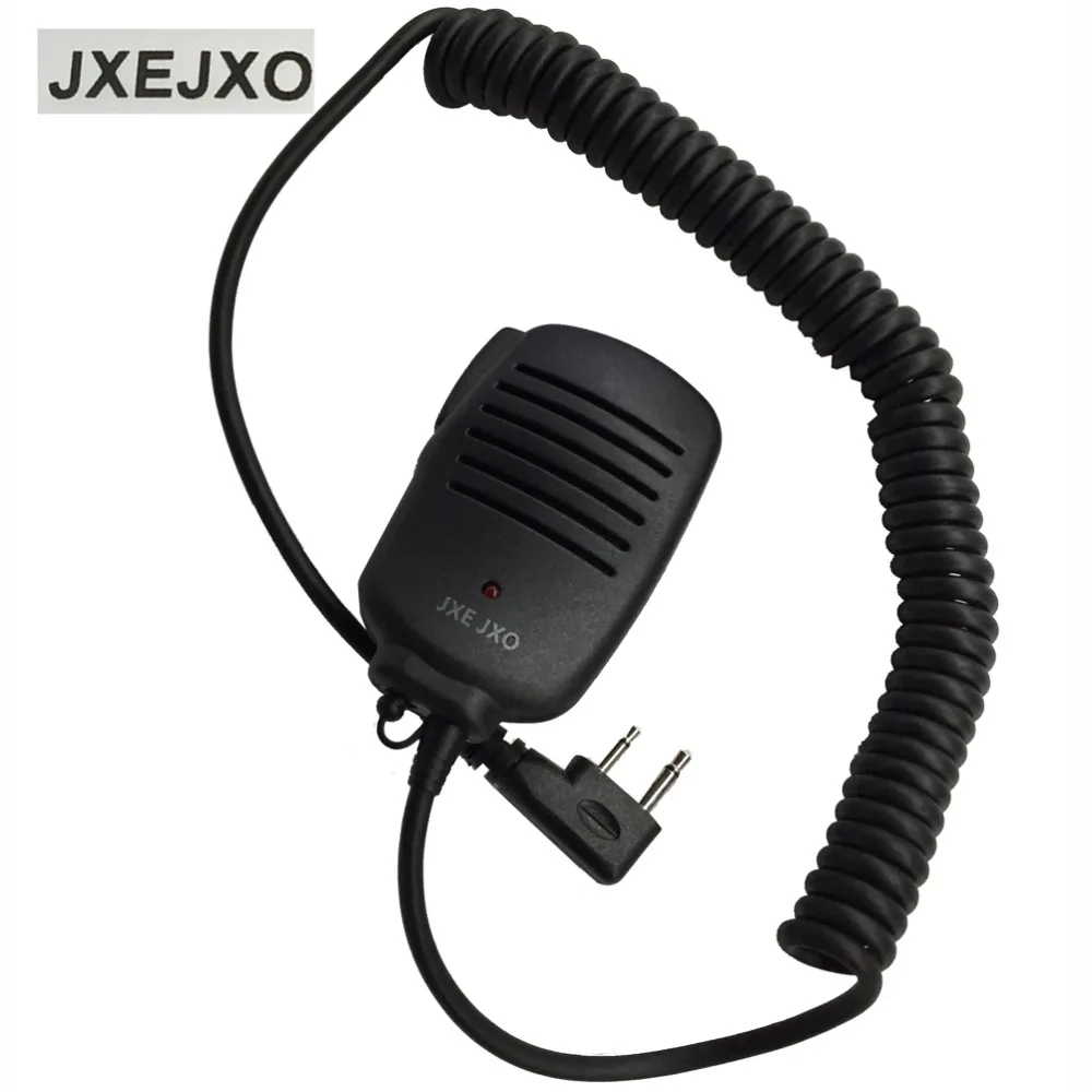 Ручной микрофон JXEJXO 2 PIN PTT для ICOM V8 F21 F11 V82 V85 F26 Радио 8 мм с штекером наушников 3 5